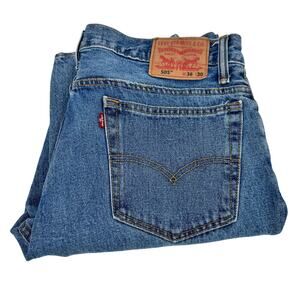 Levi's 550 Jeans Mens 36x30 (36x29 ACTUAL)‎ Blue Relaxed Fit Straight Leg Denim
